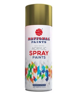 Buy Fast Drying Acrylic Spray Paint PREMIUM GOLD 515 in UAE