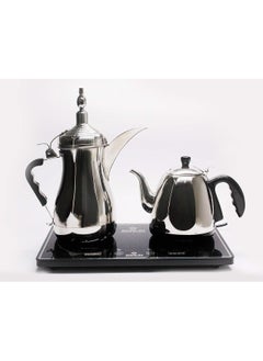 Buy Arabic Coffee And Tea Maker 1.0 L 1600.0 W GA-C9845 Silver/Black in UAE