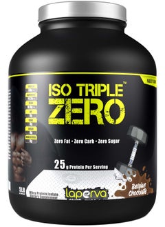 Buy Laperva Iso Triple Zero Next Generation Whey Protein, Belgian Chocolate, 5 LB in Saudi Arabia