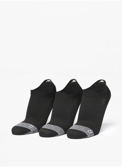 اشتري Men's Logo Detail Ankle Length Performance Socks - Set of 3 في السعودية