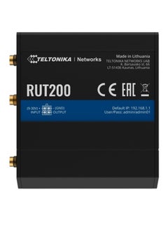 Buy Teltonika Router 4G Industrial with 2 Ethernet ports RJ45 Fast Ethernet - 4G (LTE) Cat 4 to 150Mbps in UAE