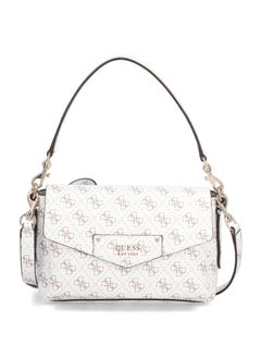 اشتري GUESS Eco Brenton Flap Shoulder Bag - A cool cross body bag with flair في السعودية