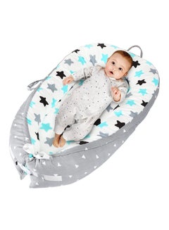 اشتري Baby Lounger, Newborn Baby Nest Co-Sleeping, Ultra Soft Breathable Portable Infant Crib Bassinet Bed في السعودية