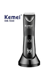 Buy Professional Body Hair Trimmer With LED Display KM-1840 in UAE