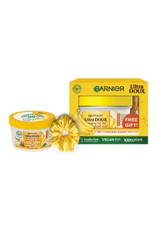 Buy Ultra Doux Nourishing Hair Food Banana 3 In 1 For Dry Hair + Free Yellow Scrunchy in Egypt
