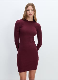 Buy Women's Crew Neck Straight Bodycon Dress in Egypt