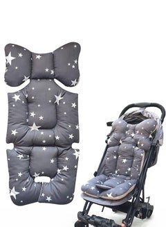 اشتري Stroller Liner Car Seat Liner Cover Infant Reversible Cotton Newborn Cushion Pad في الامارات