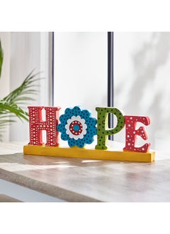 Buy Hope Resin Decorative Accent 30.7 x 11.5 x 3.5 cm in UAE