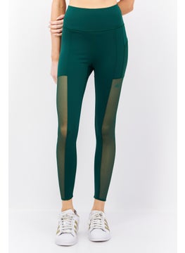 Buy Women Sportswear Fit Training Tights, Green in UAE