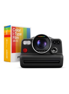 Buy Polaroid I-2 Instant Camera Bundle with Color i-Type Film Double Pack (16 Photos) - Full Manual Control, app Enabled Analog Instant Camera with Polaroid's sharpest 3-Element Lens in UAE