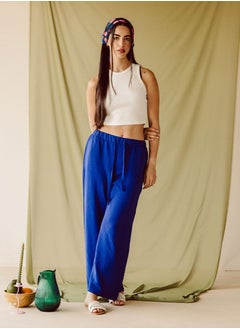 اشتري Blue Flowy Pants في مصر