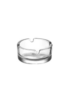 Buy 2 Pieces Keyif Mini Ashtray Set 72Mm - Clear in UAE