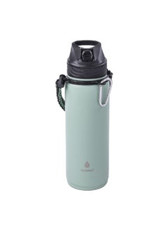 Buy Zenith Water Bottle with Straw and Carrying Strap Green and Black 32 oz AC55301 in Saudi Arabia