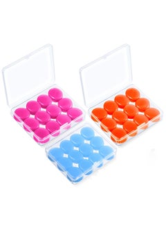 Buy 18 Pairs Ear Plugs for Sleeping Soft Reusable Moldable Silicone Earplugs Noise Cancelling Earplugs Sound Blocking Ear Plugs with Case for Swimming in UAE