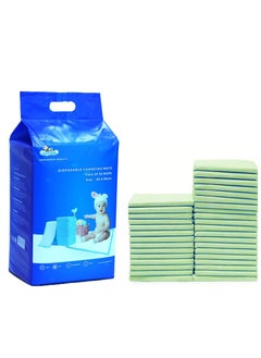 Buy Disposable Changing pads (Pack Of 30) for Baby 60 cm X 90 cm Soft Ultra Absorbent Waterproof Diaper Mess-Free Changing Mat Liners Baby Changing Mat Cover Bed Pads in UAE