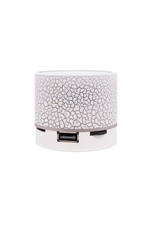 اشتري Cross-border new Bluetooth speaker desktop portable string speaker subwoofer small steel cannon noise reduction Bluetooth audio A3 small crack [white]] في الامارات