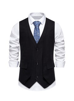 Buy New Retro V-Neck Fake Two Piece Vest in UAE