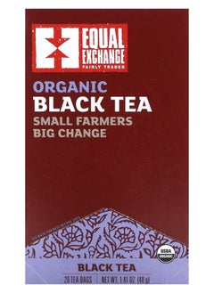 اشتري Organic Black Tea 20 Tea Bags 1.41 oz (40 g) في الامارات