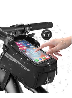 Buy Dorkis Bike Front Frame Bag, Bicycle Handlebar Bag Waterproof, Waterproof Bicycle Phone Mount Top Tube Front Storage Case Bicycle Phone Holder Bag in UAE