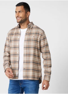 Buy Checked Regular Fit Shirt in Saudi Arabia