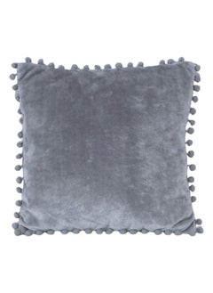 Buy Zen Flannel Cushion, Grey – 40x40 cm in UAE