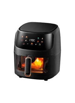 Buy Air Fryer,8 Liter Capacity,Multi-functional Cooking Function,Smart Touch Control,Precise Temperature Control,Suitable for Dessert/Fries/Chicken(Black) in Saudi Arabia