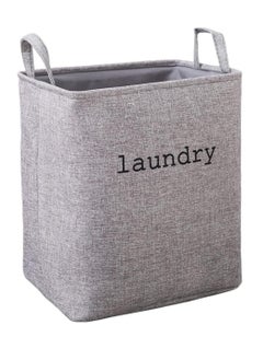 اشتري Clothes Laundry Basket Large Toys Storage Bag Foldable Laundry Hamper Storage Box with Handles for Bedroom Living room Organizer Bins في الامارات