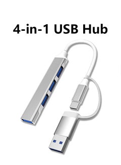 اشتري USB Hub with PD Charging, Type C to HDMI 4K Adapter, 2-in-1 Multiport USB C Hub في السعودية