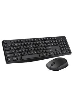 Buy Wireless Keyboard and Mouse Combo Black in UAE