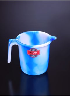 اشتري Delcasa 1.5 L Plastic Mug- DC2847|Strong and Durable Multi-Purpose Mug| Unbreakable and Easy to Clean| Bathroom Tumbler| Blue| One Piece في الامارات