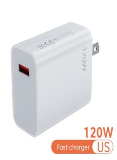 Buy Elough 120W USB Charger Super Fast Charging For Xiaomi 13 12 11 10 iPhone Samsung iPad Quick Charge 3.0 Mobile Phone Fast Charger in Saudi Arabia