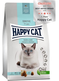 Buy Happy Cat Sensitive Megan&Darm (Stomach&intestinal) 1.3kg in UAE