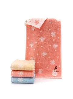 اشتري Washcloths Set 100% Soft Newborn Baby Face Towel Registry Squares Set Baby Face Reusable Cleaning Towel As Shower Gift For Sensitive Skin 3 Packs 25X50Cm في السعودية