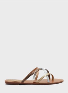 Buy Criss Cross Flat Sandal in Saudi Arabia