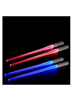 Buy 2 Pairs of LED Chopsticks, Luminous Chopsticks, Star Wars Chopsticks Light Up, Mini Lightsaber, Cool Chopsticks, BPA Free and Food-Safe, Lightsaber Chopsticks for Kitchen Dinner Party Sushi Cutlery in Saudi Arabia