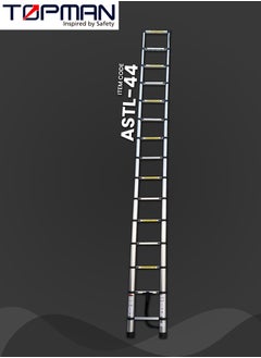 Buy Aluminium Straight Telescopic Ladder 4.4 m 15 steps in UAE