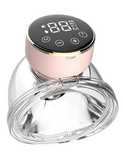 Buy Wearable Breast Pump, Hands Free Breast Pump, Electric Breast Pump with 3 Modes, Portable Breast Pump LCD Display Pink in UAE
