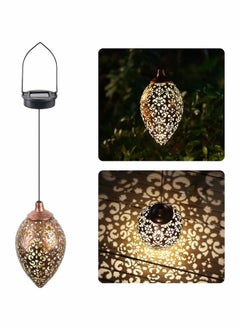 اشتري Outdoor Solar Lantern LED Garden Lights Waterproof Decorative Metal Light Stake Decorative Landscape Lamp for Garden Patio Courtyard Lawn Walkway Garden Tools Furniture Lights في السعودية