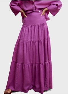 Buy High Waist Maxi Skirt in UAE