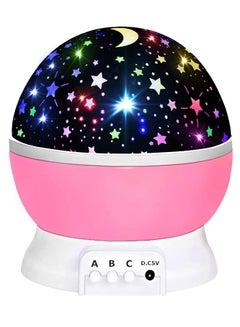 Buy NTECH Romantic Led Starry Night Sky Galaxy Projector Lamp Star Light Cosmos Gift Pink in UAE