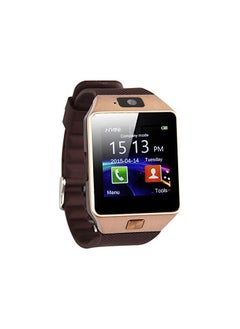 Buy Smart Watch with Rubber Band Compatible with Android System, Brown - DZ09 GPS tracking for Kids in Egypt