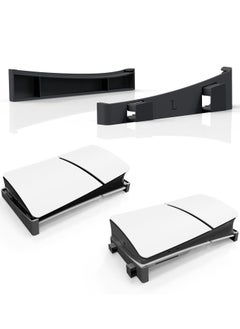 Buy Stand for PS5 Slim Console Horizontal Bracket Holder Compatible with Playstation 5 Slim Disc and Digital Edition in Saudi Arabia