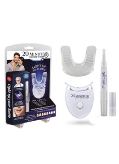 اشتري 20 Minute Dental White LED Light Teeth Whitening with Toothpaste Kit في الامارات