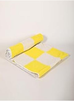 اشتري Ariika Retro Cotton Summer Towel 100% Cotton, 150 cm x 90 cm Size, Orange في مصر