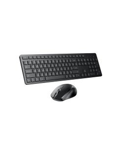 Buy Yamdrok Wireless Keyboard and Mouse Combo, Compact Full Size 2.4 Ghz Keyboard and Mouse, Ergonomic Design and High Precision 1600 DPI for PC, Computer, Laptop, Windows XP/Vista/7/8/10, Mac OS in Saudi Arabia