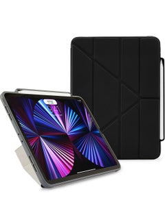 Buy Origami No. 3 Ultra Smart Pencil for Apple iPad Pro 11 inch (2022/ 2021/ 2020/ 2018) Case Cover Compatible with Apple Pencil 2 - Black in UAE