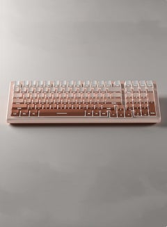 Buy New gradient mechanical keyboard lower light white light hot-swappable customized gaming e-sports wired keyboard in Saudi Arabia