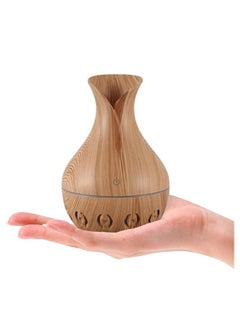 Buy LED Colour Changing Essential Oil Aroma Diffuser Dark Brown 300ml in Egypt