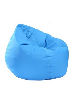 Buy Bean Bag Chair  Classic Round Linen Cloth Bean Bag With Polystyrene Beads Filling in UAE