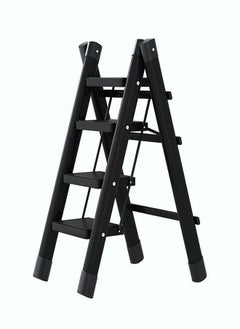 Buy 4 Steps Multifunction Household Indoor Folding Ladder and Storage Rack in UAE